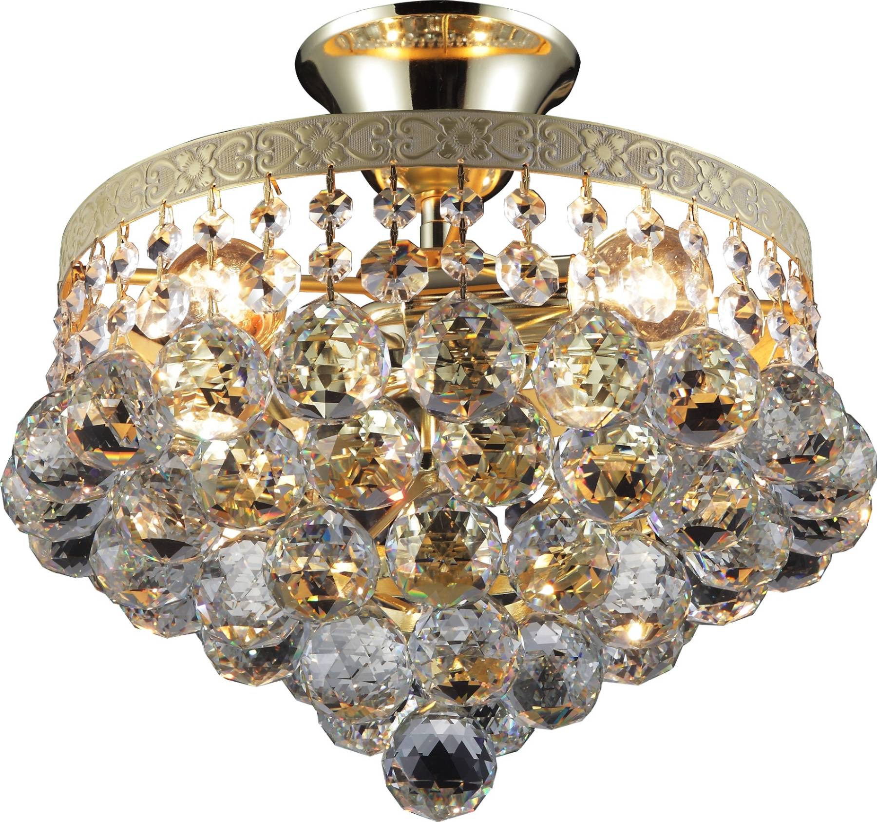 TL7230X-04WG Потолочная хрустальная люстра Toplight Vivien TL7230X-04WG