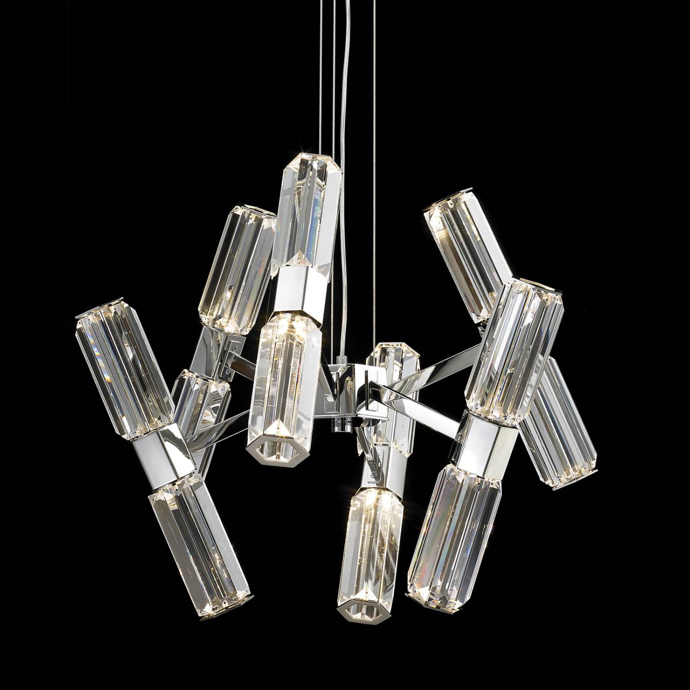 MD19027016-12B chrome Подвесная люстра Delight Collection MD19027016 MD19027016-12B chrome