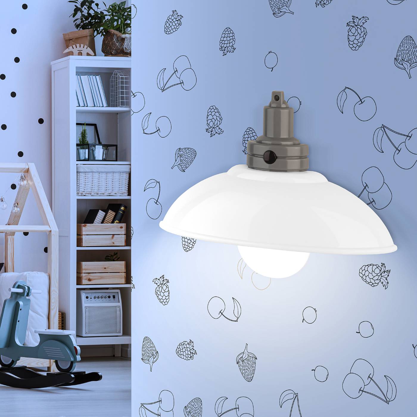 Детский ночник ЭРА NLED-488 NLED-488-1W-MS-W