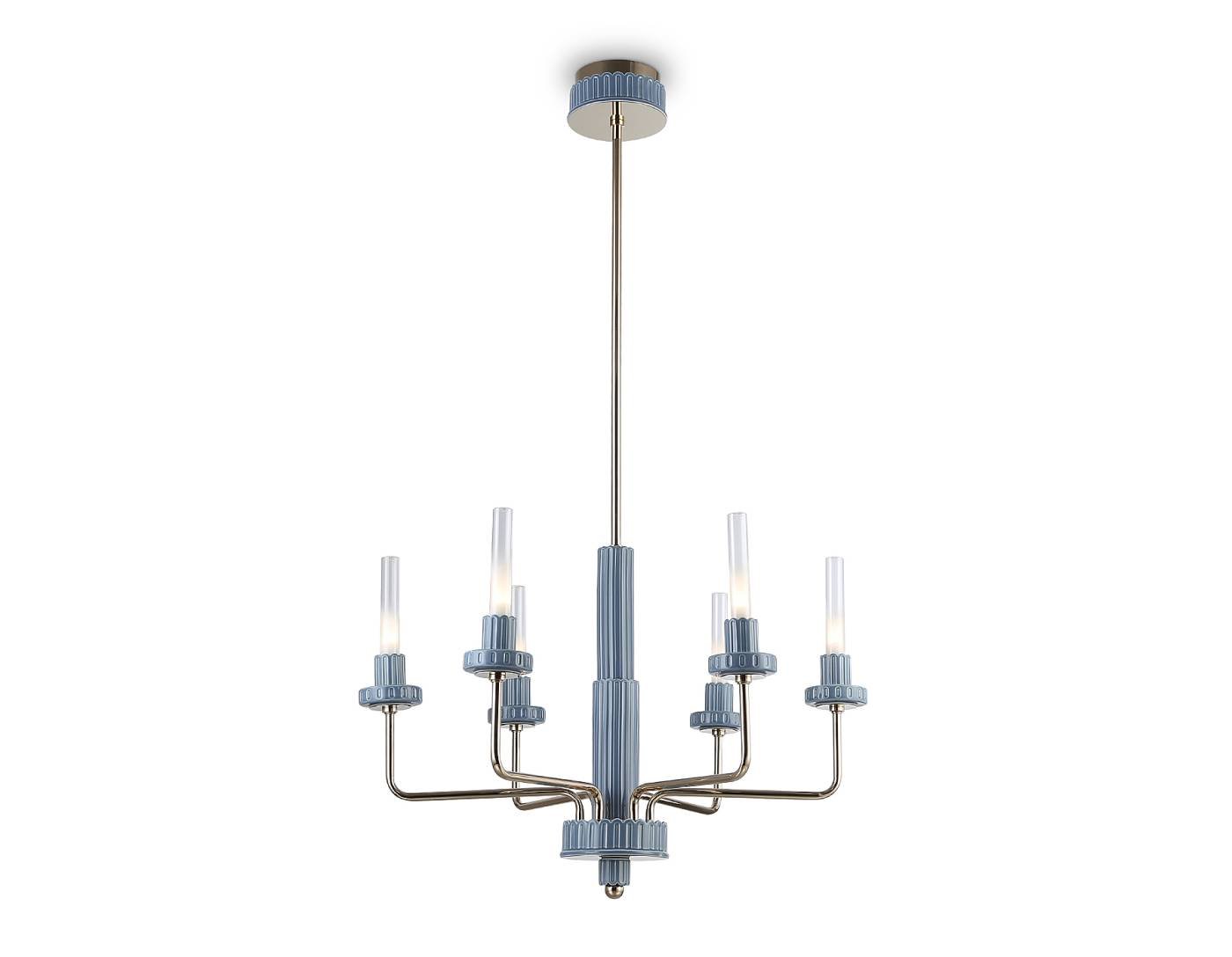 LH53124 Люстра на штанге Ambrella Ceramo Modern LH53124