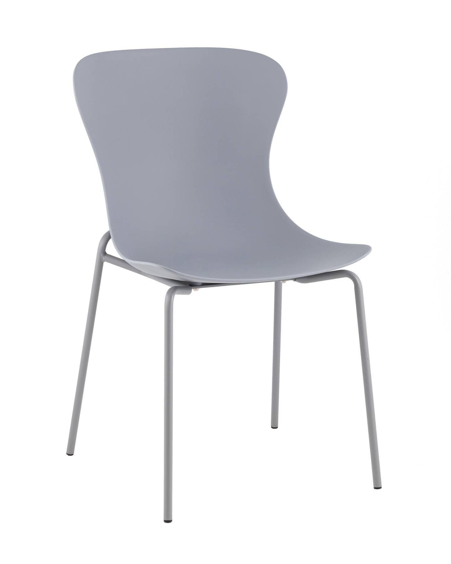 D-025A grey Стул пластиковый Stool Group Shaya D-025A grey