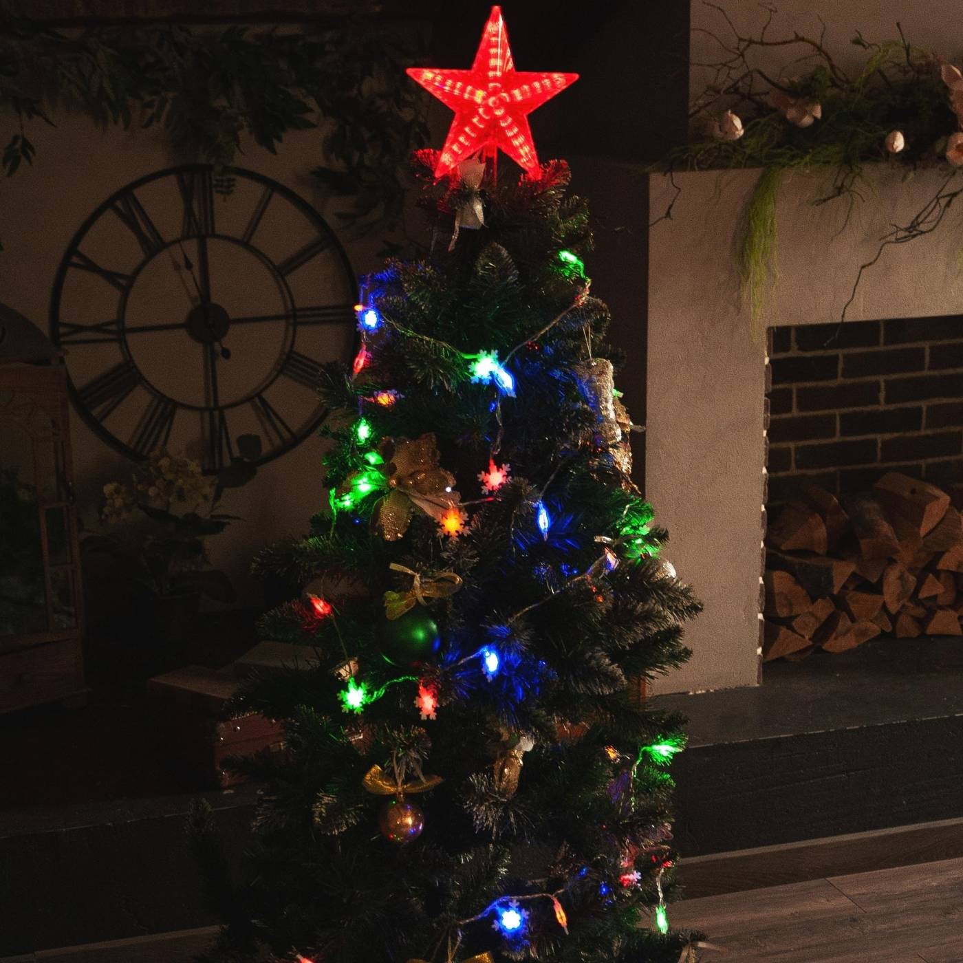 ULD-S0700-050/DTA MULTI IP20 SNOWFLAKES-3 Гирлянда Uniel ULD-S0700-050/DTA MULTI IP20 SNOWFLAKES-3