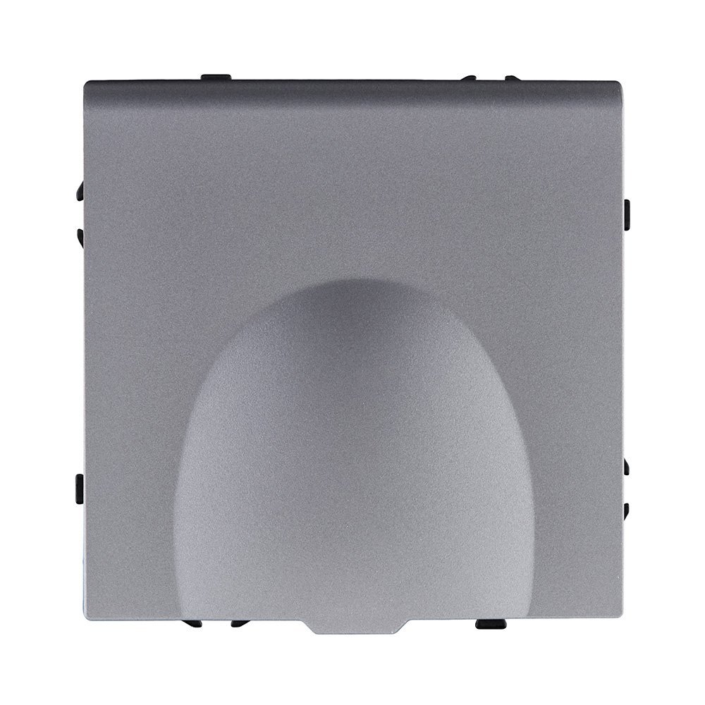 EC-015GY Розетка штепсельная SCHUKO 16A/250 В с крышкой, серый Kollinger Eclipse EC-015GY