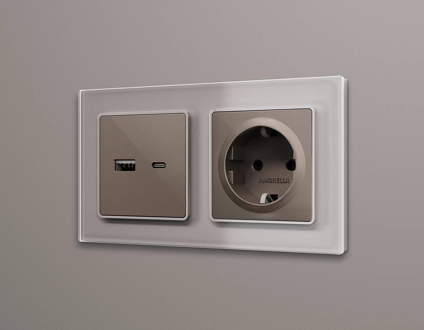 Накладка на механизм Ambrella Volt ALFA AP6370