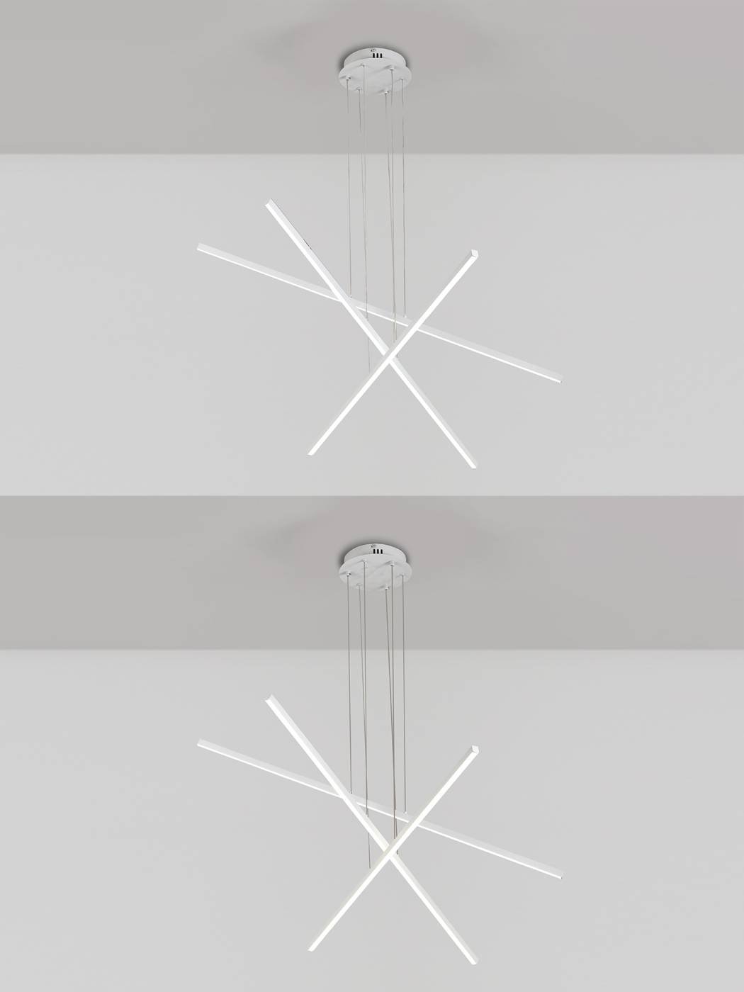 Подвесная люстра Natali Kovaltseva LEDLIGHT LED LAMPS 81106/3C