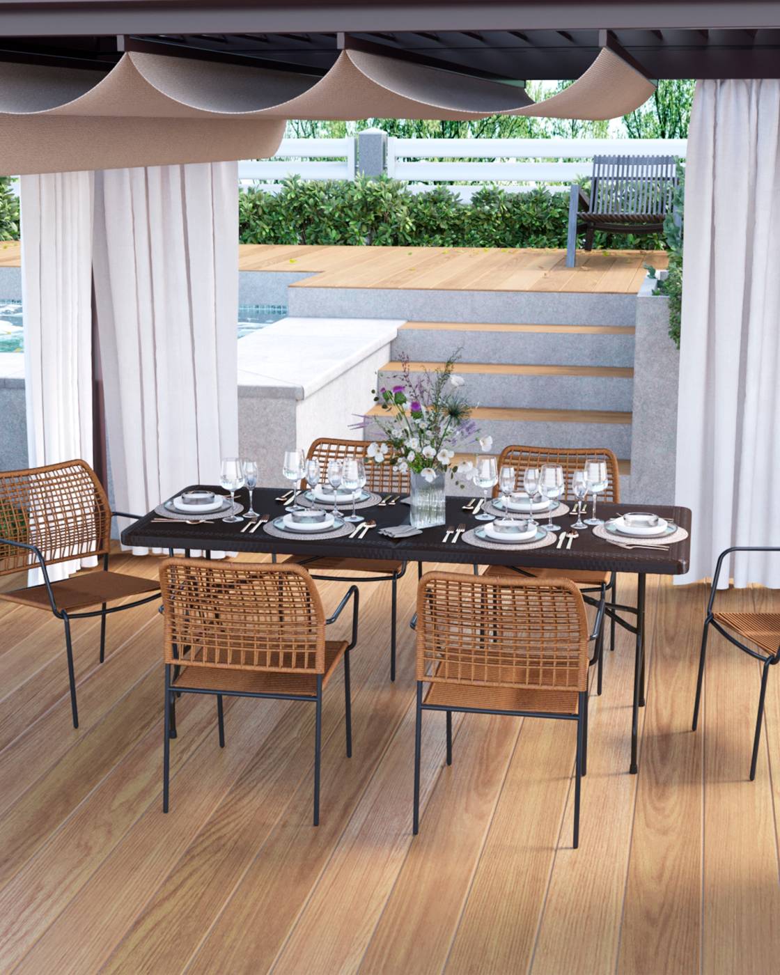 Обеденный стул Stool Group AD632068 brown+d.grey