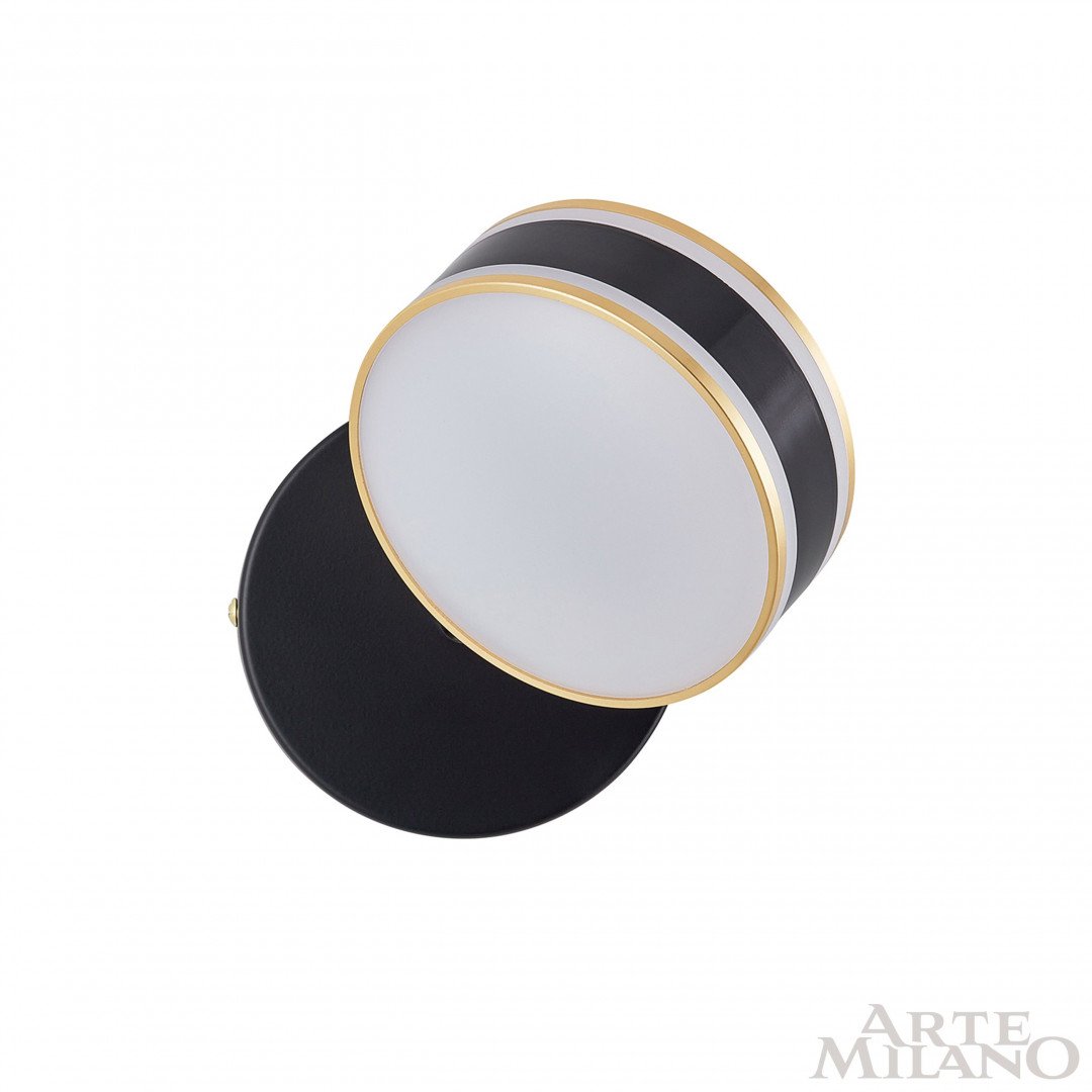 277599/1B BK/GD Настенный светильник Arte Milano Ferrara71040 277599/1B BK/GD