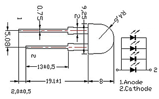 Светодиод Arlight 004823