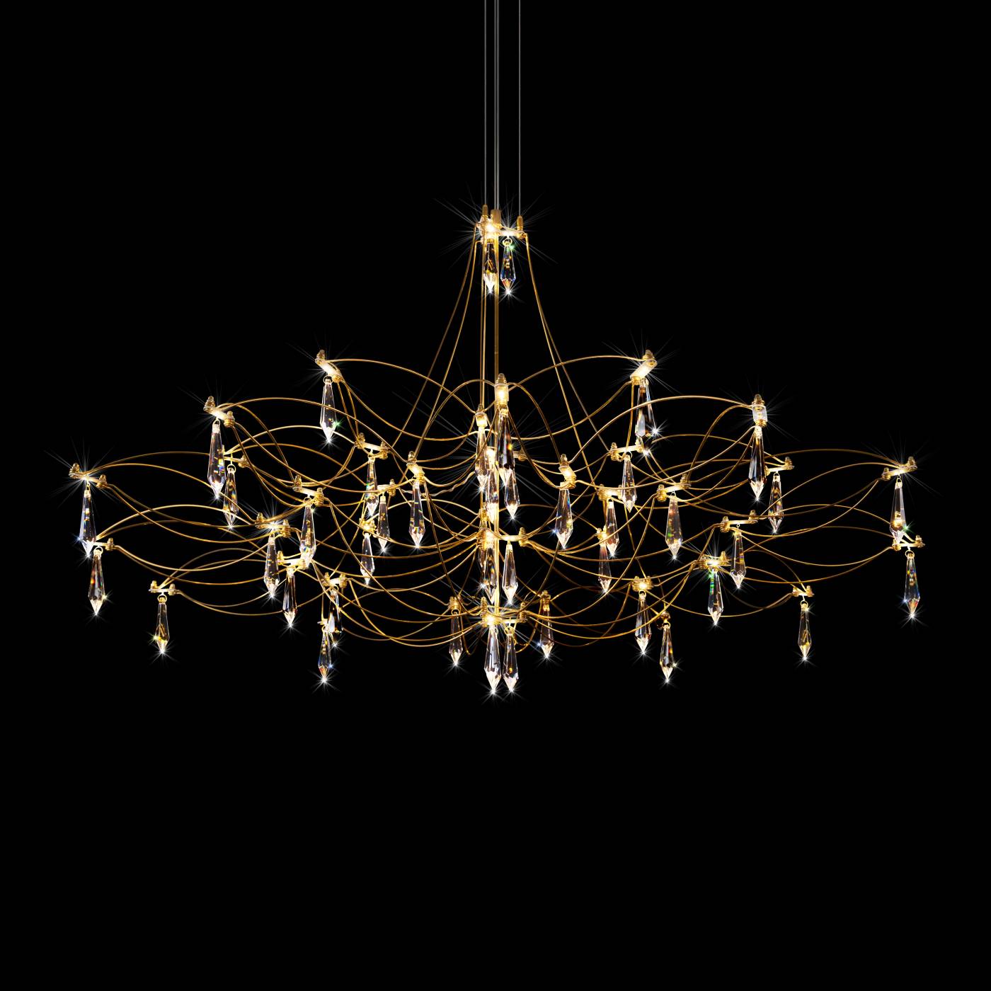 10590/1000 Gold Asfour Подвесная люстра Mira Loft It 10590/1000 Gold Asfour