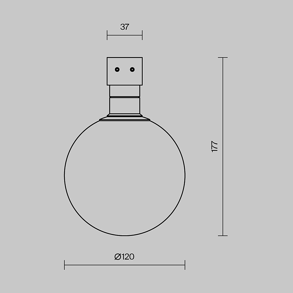 O-TR01-1-S-9WW3K Трековый светильник Maytoni Luna O-TR01-1-S-9WW3K