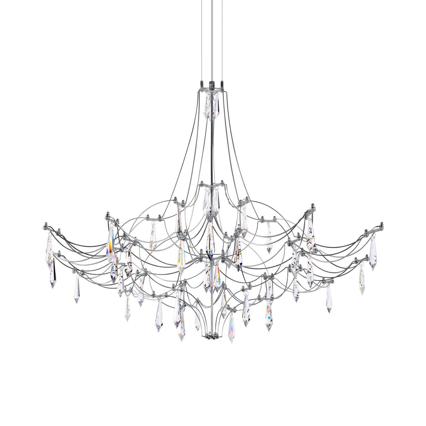 10588/800 Silver Asfour Подвесная люстра Mira Loft It 10588/800 Silver Asfour