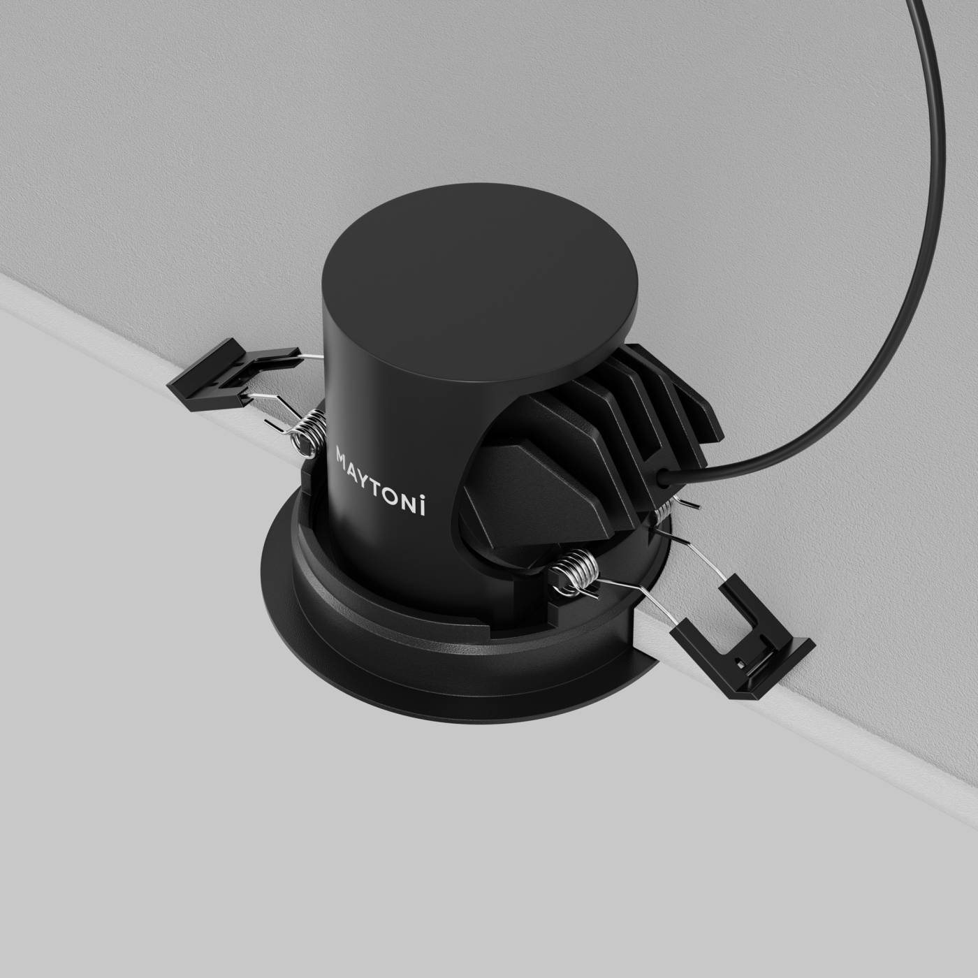 DL127-8W3K-B Встраиваемый светильник Focus LED mini Maytoni DL127-8W3K-B