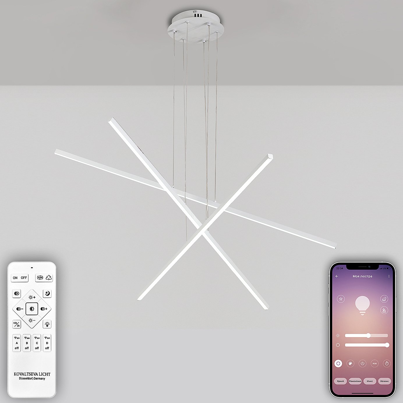 INNOVATION STYLE 83100 Подвесная люстра Natali Kovaltseva Straight INNOVATION STYLE 83100