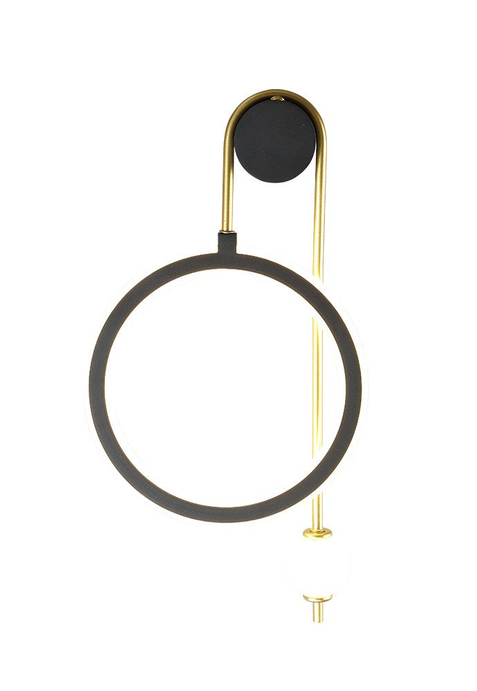 CORIDA AP25W LED BLACK/GOLD Настенное бра Crystal Lux Corida CORIDA AP25W LED BLACK/GOLD
