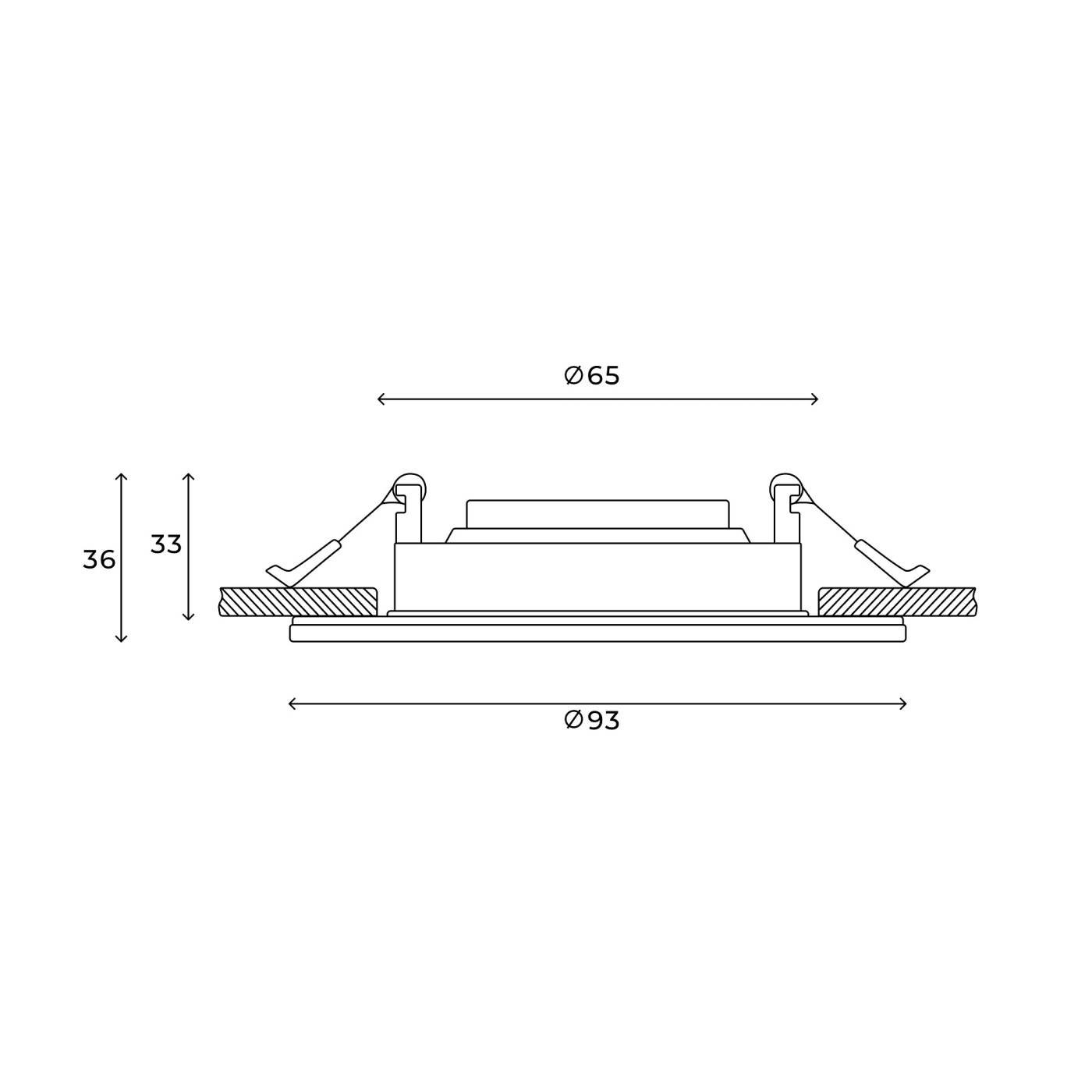 HSBL_0134 Встраиваемый светильник Hesby Lighting HSBL_0134