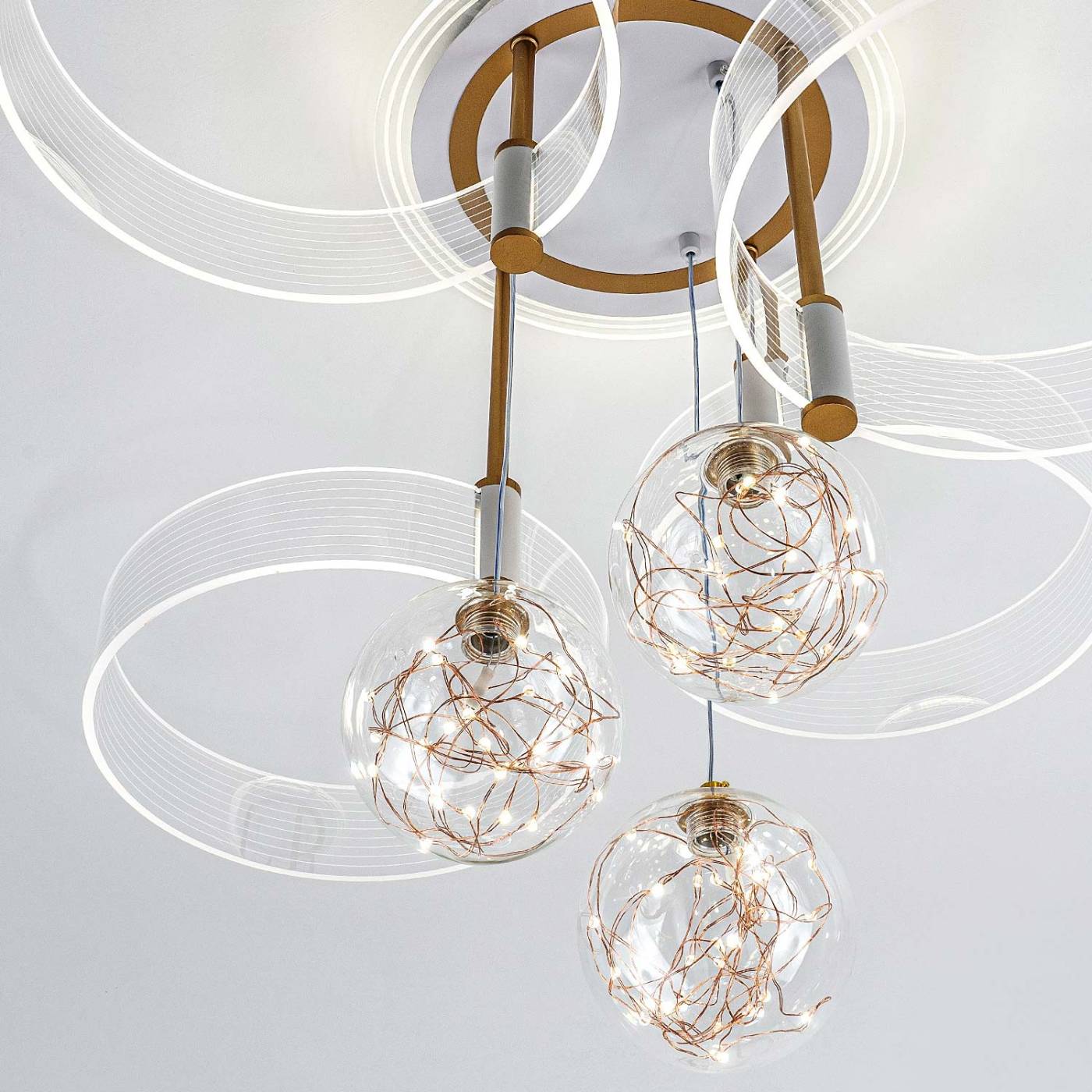 L1040-750 WT Потолочная люстра L LED4U L1040-750 WT
