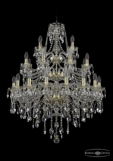 1415/16+8+4/300/3d G Подвесная хрустальная люстра 1415 Bohemia 1415/16+8+4/300/3d G