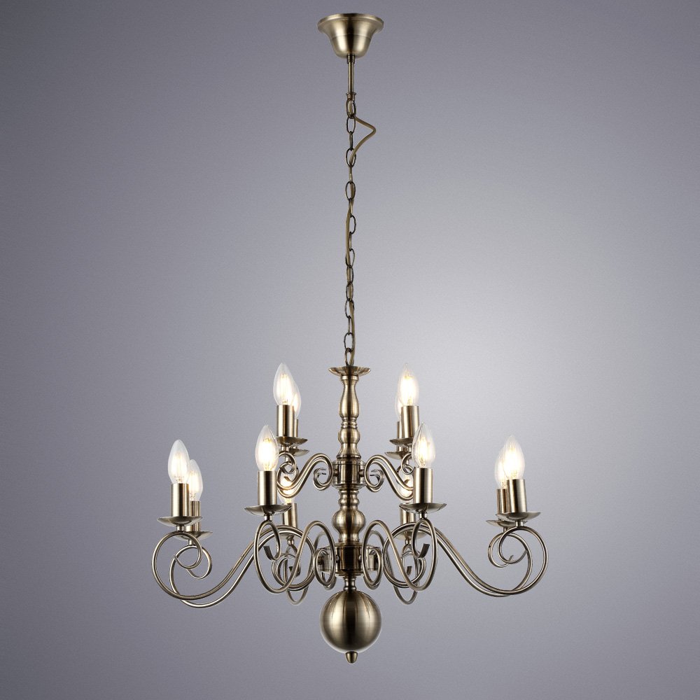A1129LM-12AB Подвесная люстра Arte Lamp Isabel A1129LM-12AB