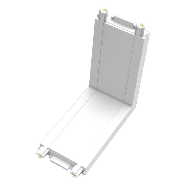 IL.0007.3005 WH Внутренний L - соединитель (потолок-стена) для ультратонкого магнитного шинопровода 48В, Белый IMEX Ut25 IL.0007.3005 WH