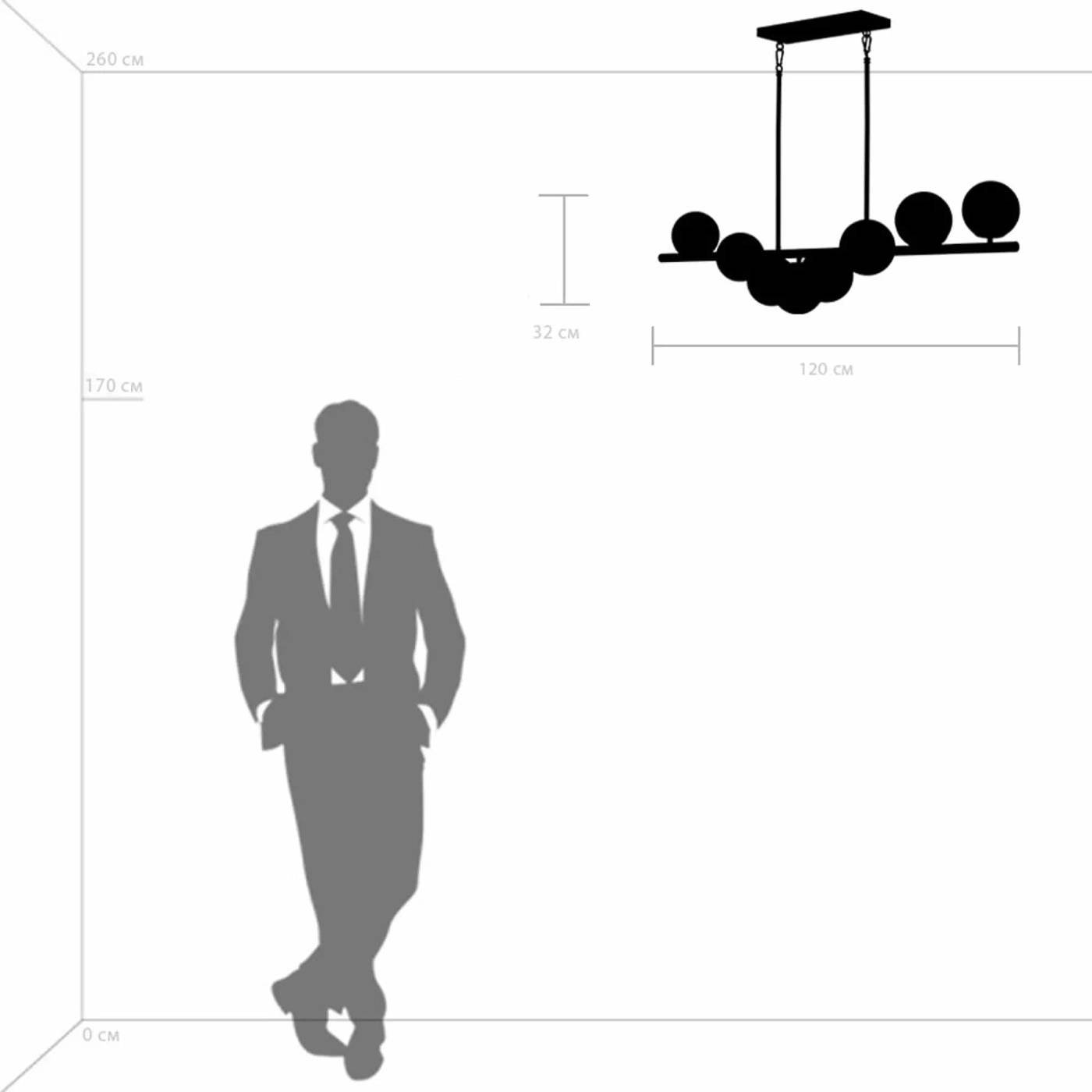 815183 Люстра на штанге Lightstar Croco 815183