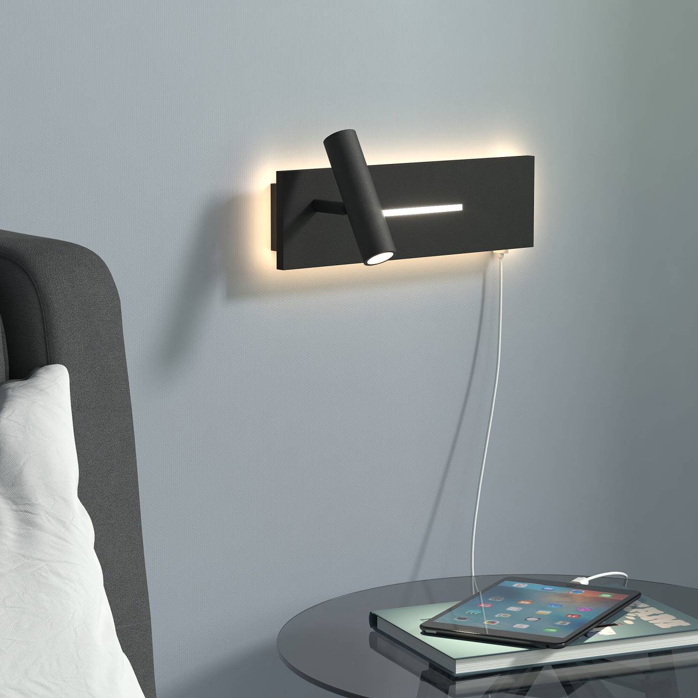 Настенный светильник Elektrostandard Tuo Tuo LED черный (MRL LED 1117)