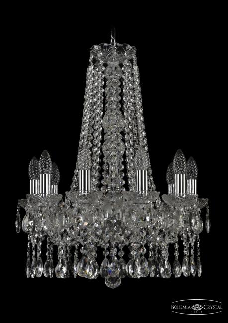 Подвесная хрустальная люстра 1413 Bohemia 1413/10/165/h-62 Ni