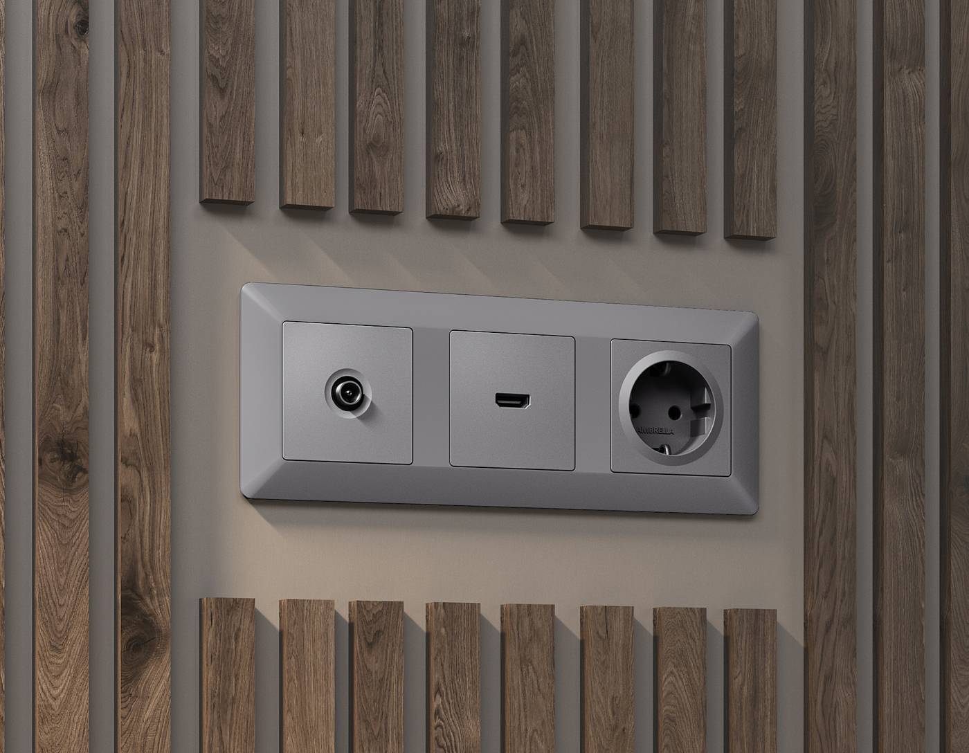 Накладка на механизм Ambrella Volt ALFA AP5140