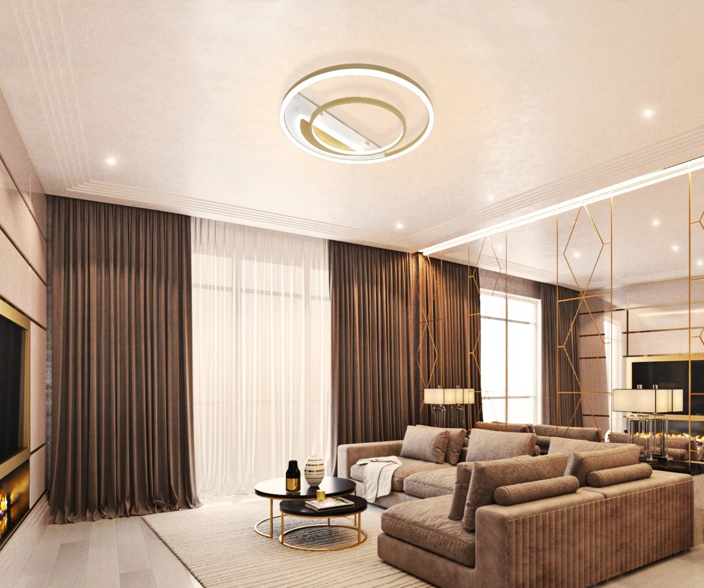 Потолочная люстра с пультом Led Lamps Natali Kovaltseva LED LAMPS 81311