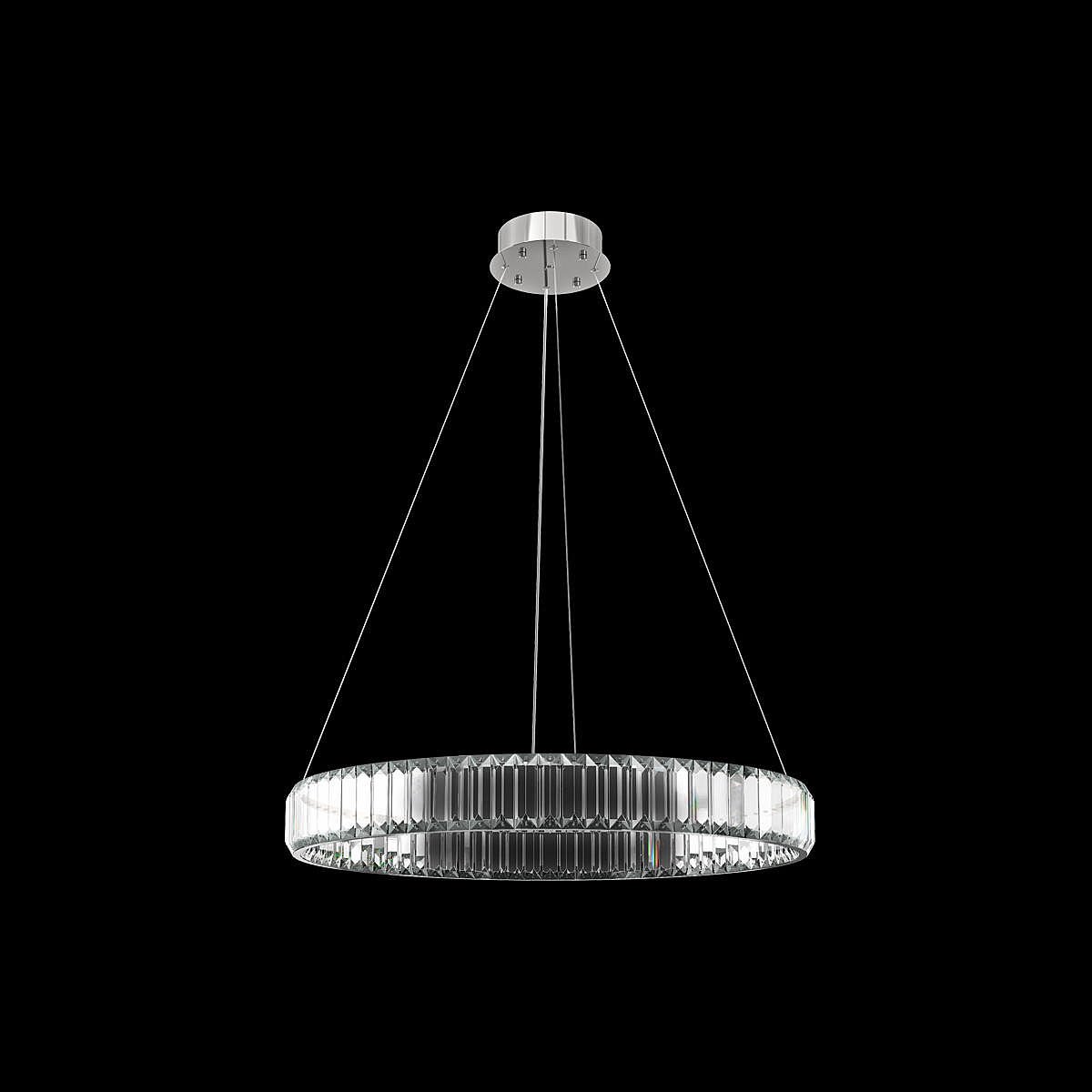 10135/600 Chrome Подвесная люстра Loft It Crystal ring 10135/600 Chrome