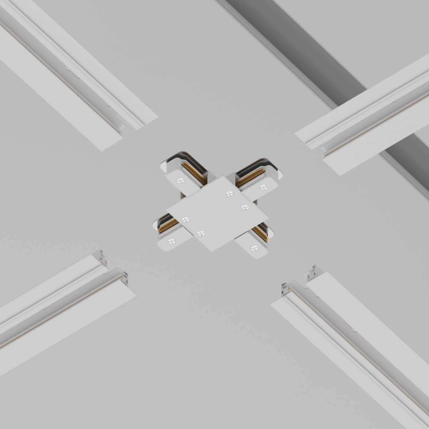 Коннектор Х-образный Maytoni Accessories for tracks TRA002CX-11W