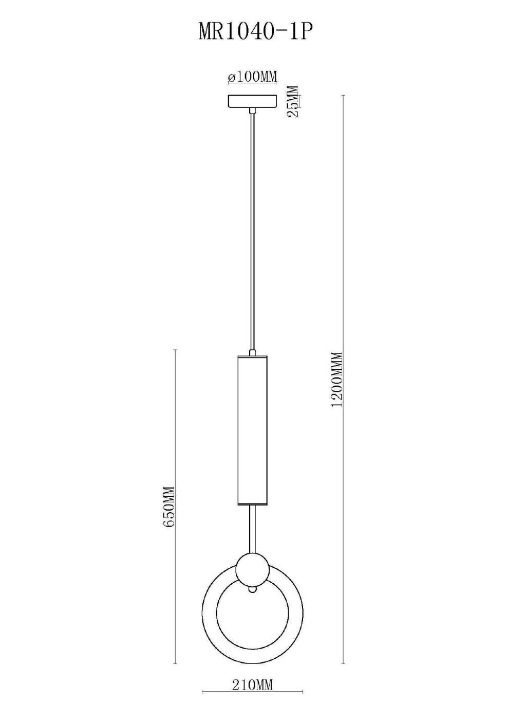 Светильник подвесной MyFar Covey MR1040-1P