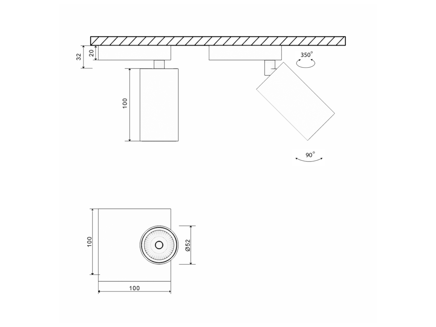 Сменное крепление M11 для светильников VILLY, SWG PRO 00-00004873