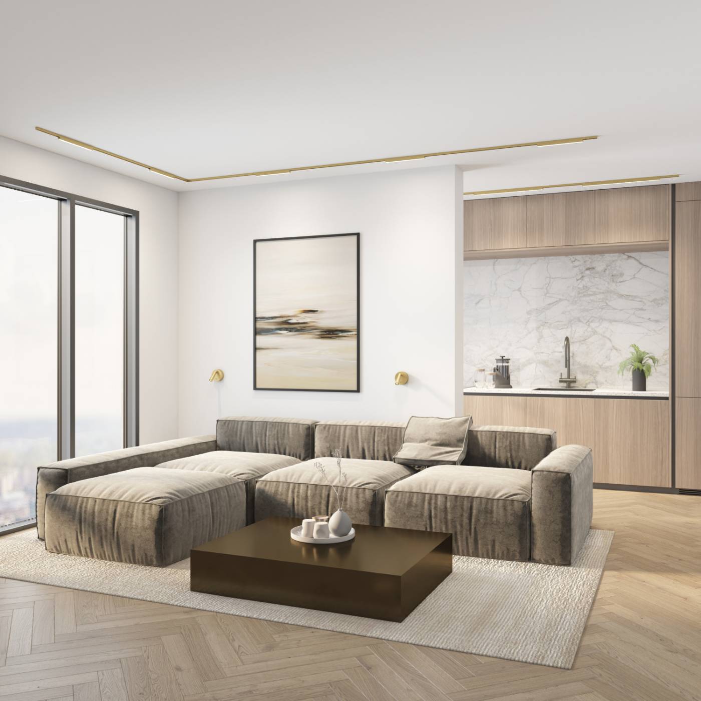 Настенный светильник Denkirs SHINE WALL DK5072-SB