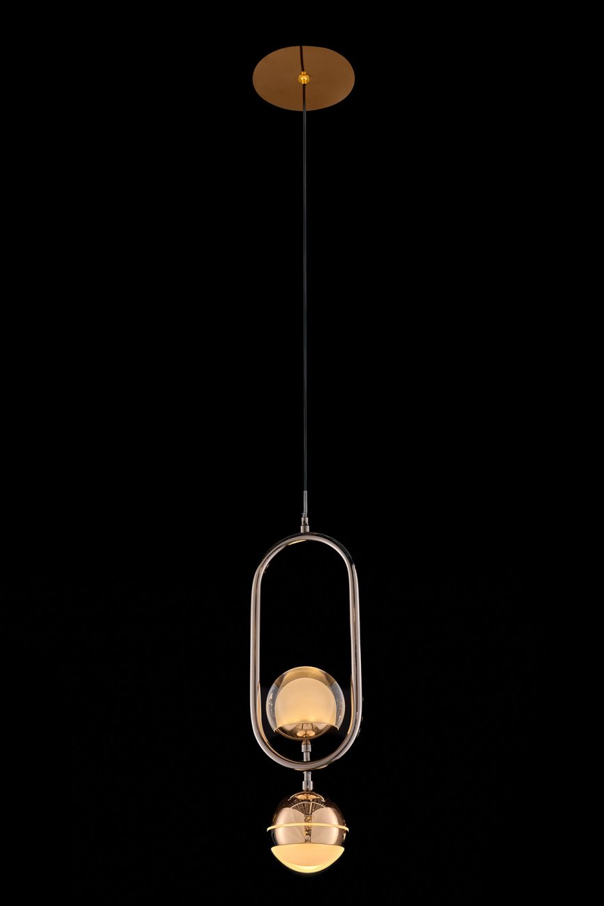 LE7709/1S Black Chrome/Gold Светильник подвесной LEON Lilith LE7709/1S Black Chrome/Gold