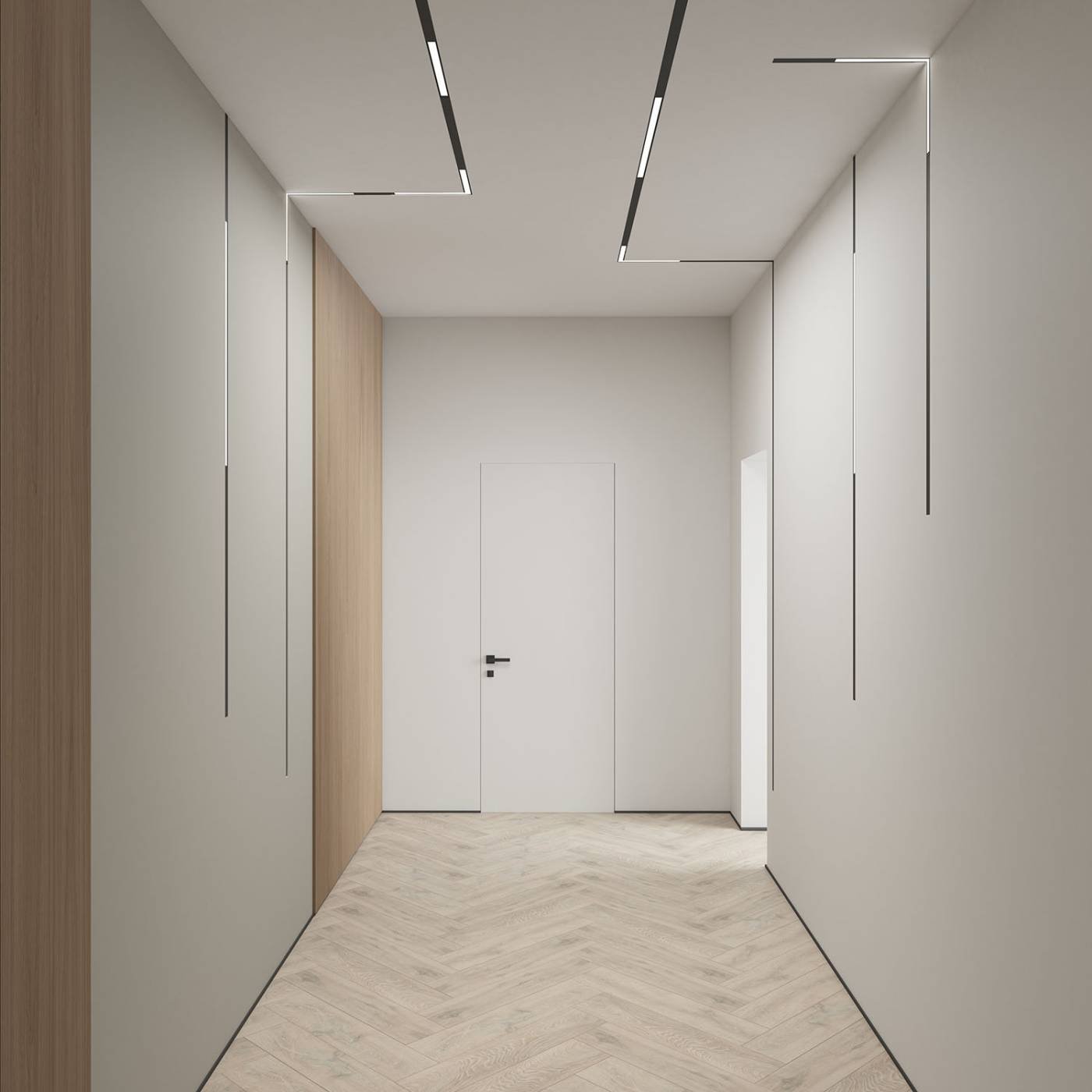 Трековый светильник Denkirs Smart Linear DK8015-BK