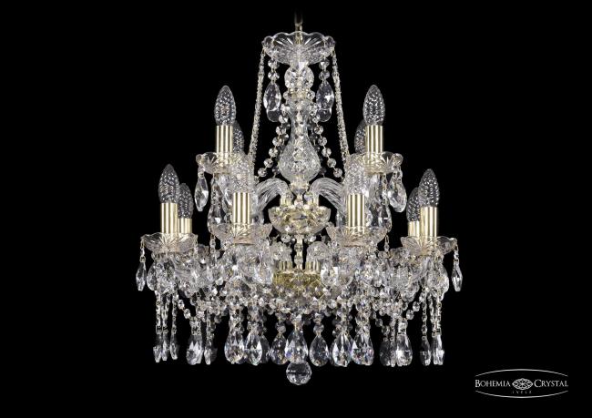 1413/8+4/165/2d G Подвесная хрустальная люстра 1413 Bohemia 1413/8+4/165/2d G