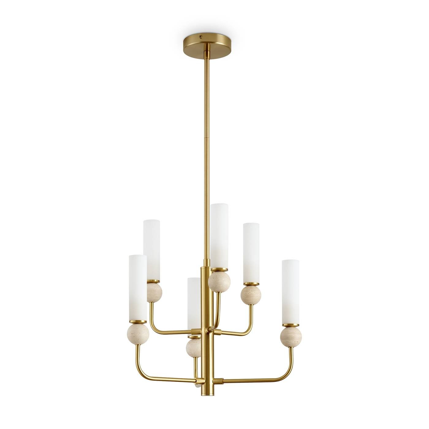 FR5482CL-06BS1 Люстра на штанге Freya Sunspot FR5482CL-06BS1