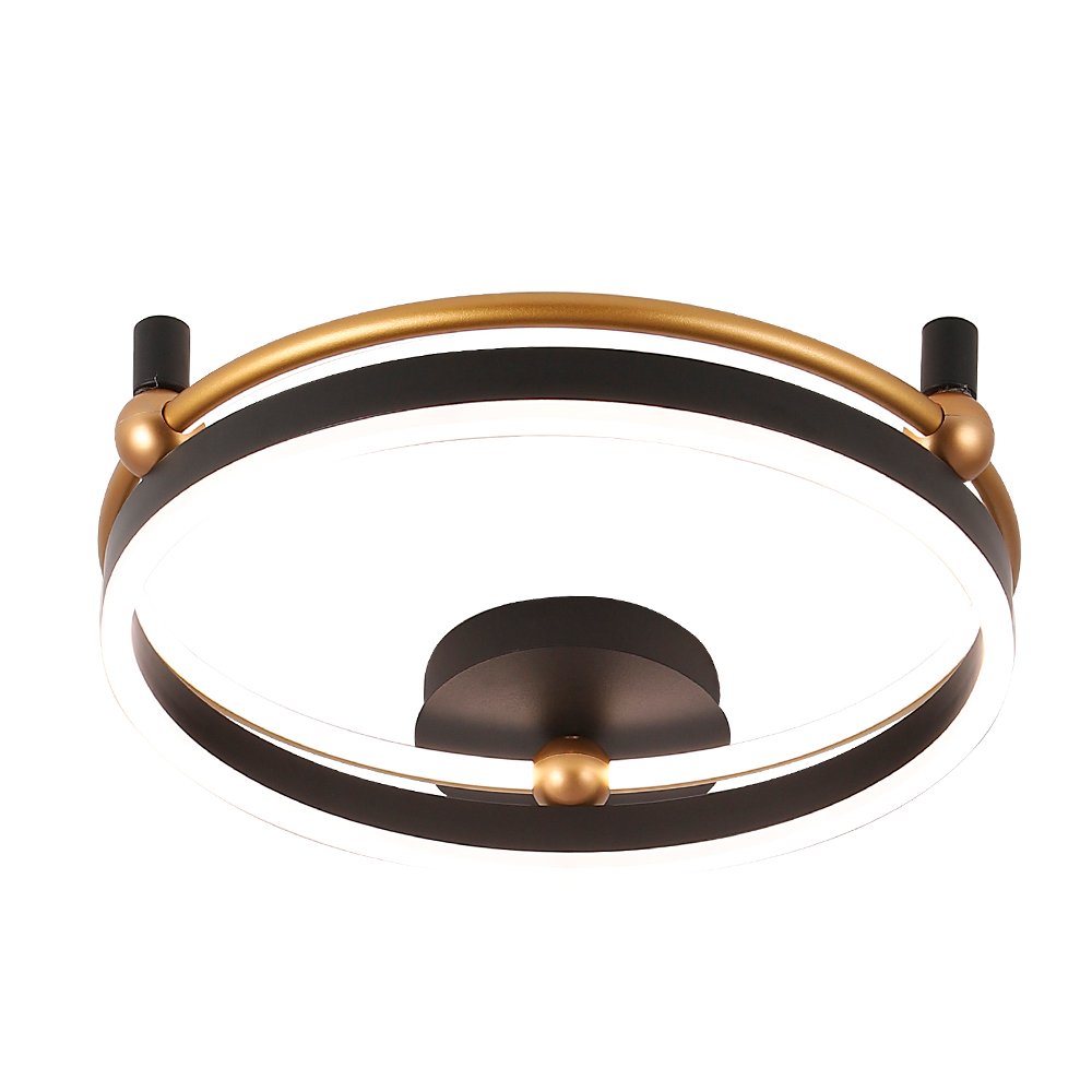 FERNANDO PL48W LED BLACK/GOLD Потолочная люстра Crystal Lux Fernando FERNANDO PL48W LED BLACK/GOLD