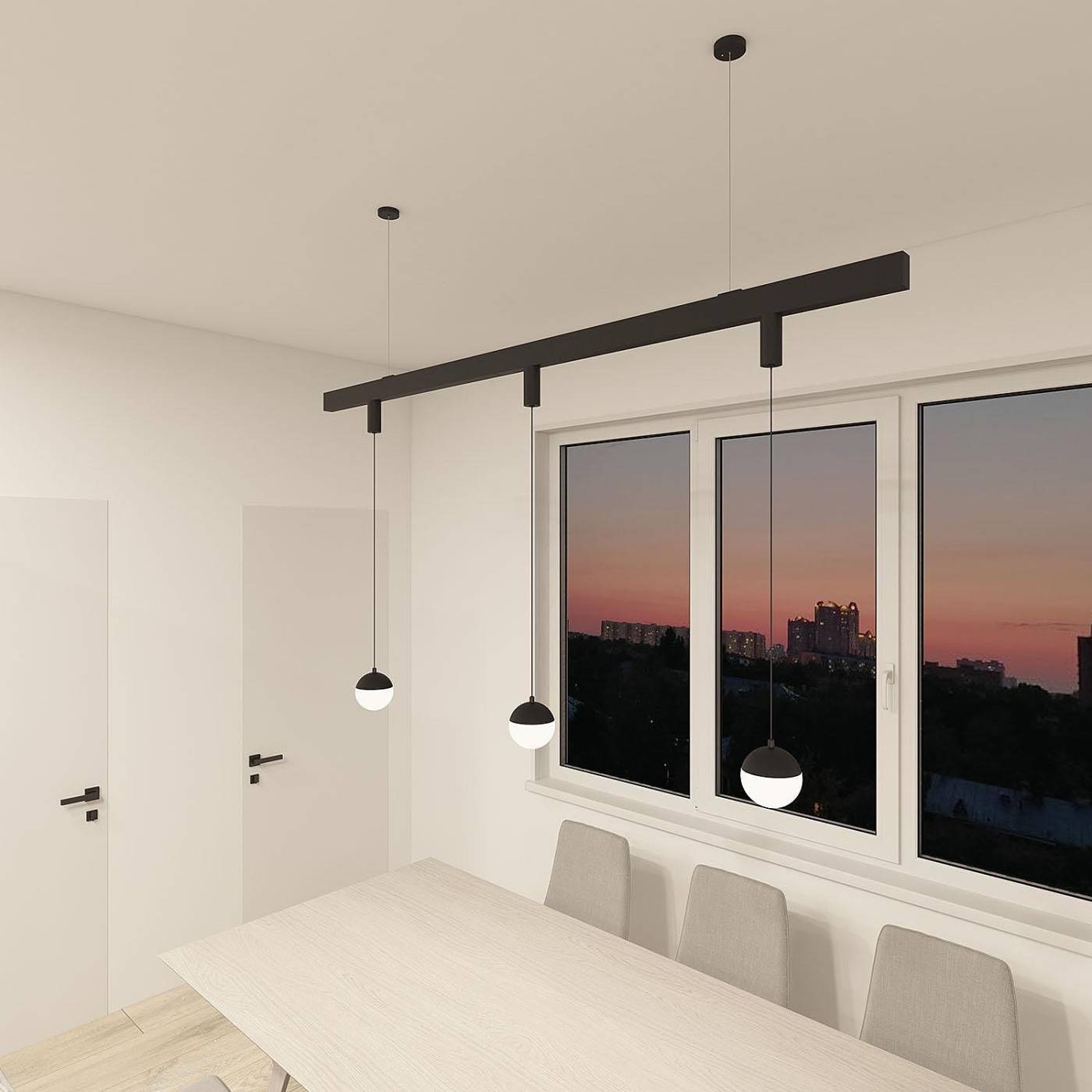 DK8056-BK Трековый светильник Denkirs Smart Moon DK8056-BK