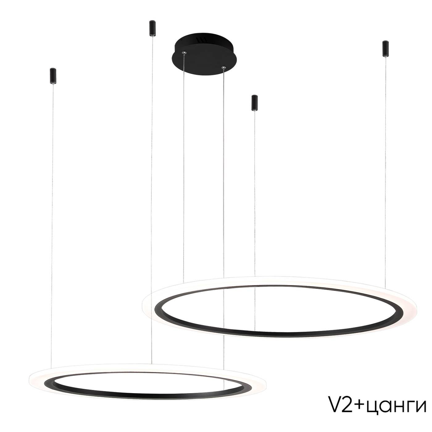 MANZANA SP53W LED BLACK Подвесная люстра Crystal Lux Manzana MANZANA SP53W LED BLACK