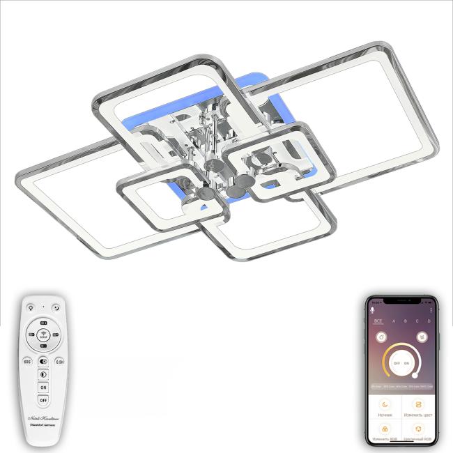 HIGH-TECH LED LAMPS 82017 Потолочная люстра Natali Kovaltseva HIGH-TECH LED LAMPS HIGH-TECH LED LAMPS 82017