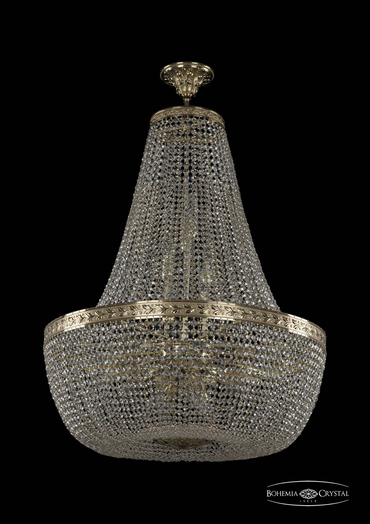 19051/H2/70IV G Потолочная хрустальная люстра Bohemia 1905 19051/H2/70IV G