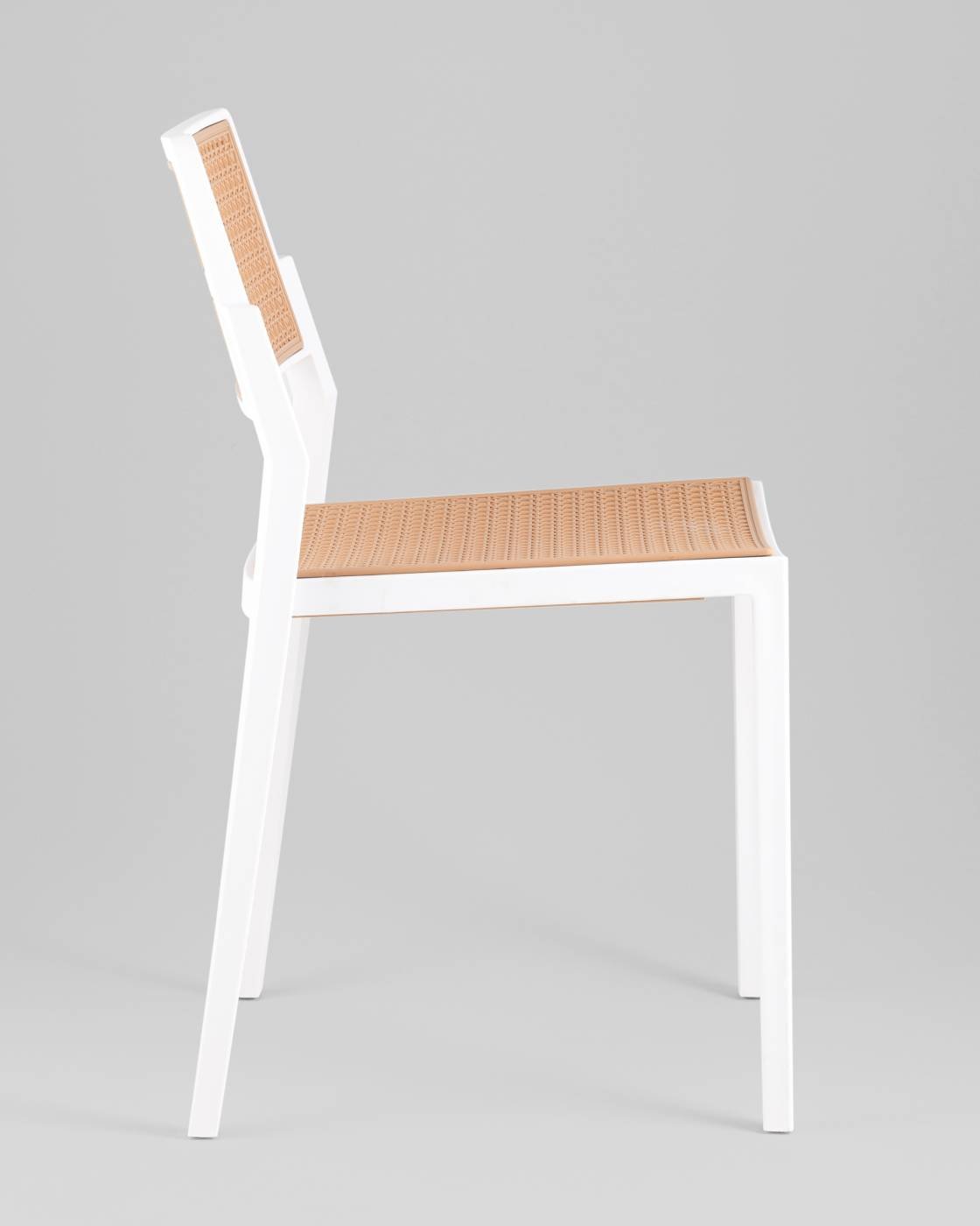 Стул пластиковый Stool Group Milto 8059 white/beige