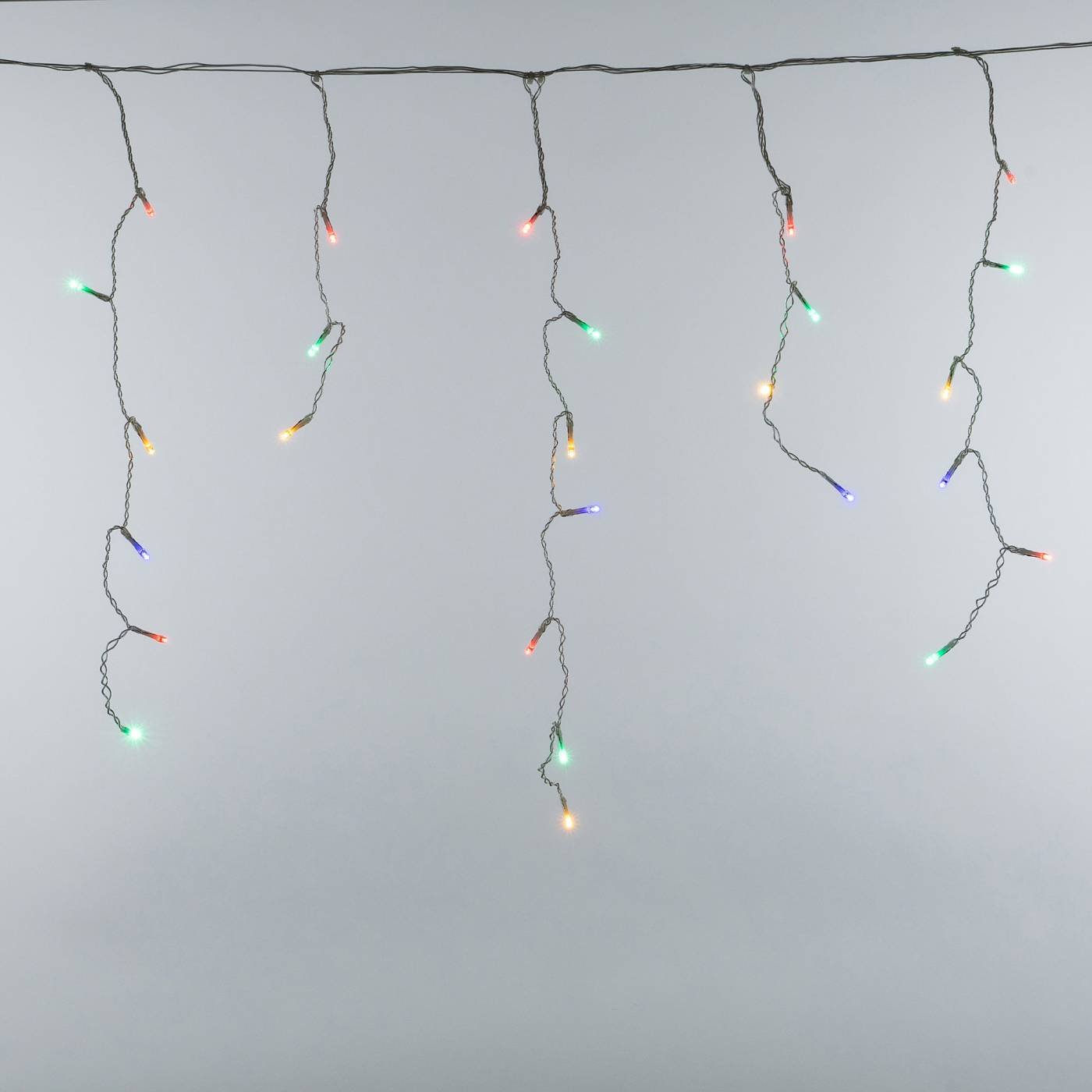 Бахрома светодиодная со статическим свечением, 6м Uniel ULD-B6007-200/STK MULTI IP44