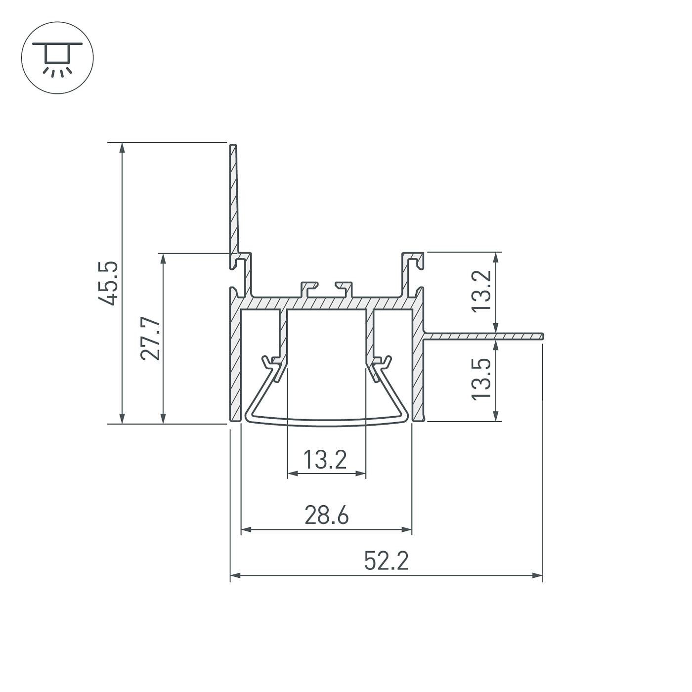 Профиль Arlight Foled 044857