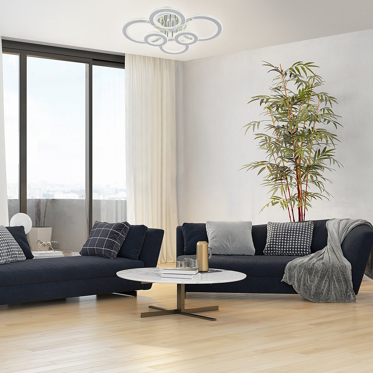10297/6LED BL Потолочная люстра Escada Venus 10297/6LED BL