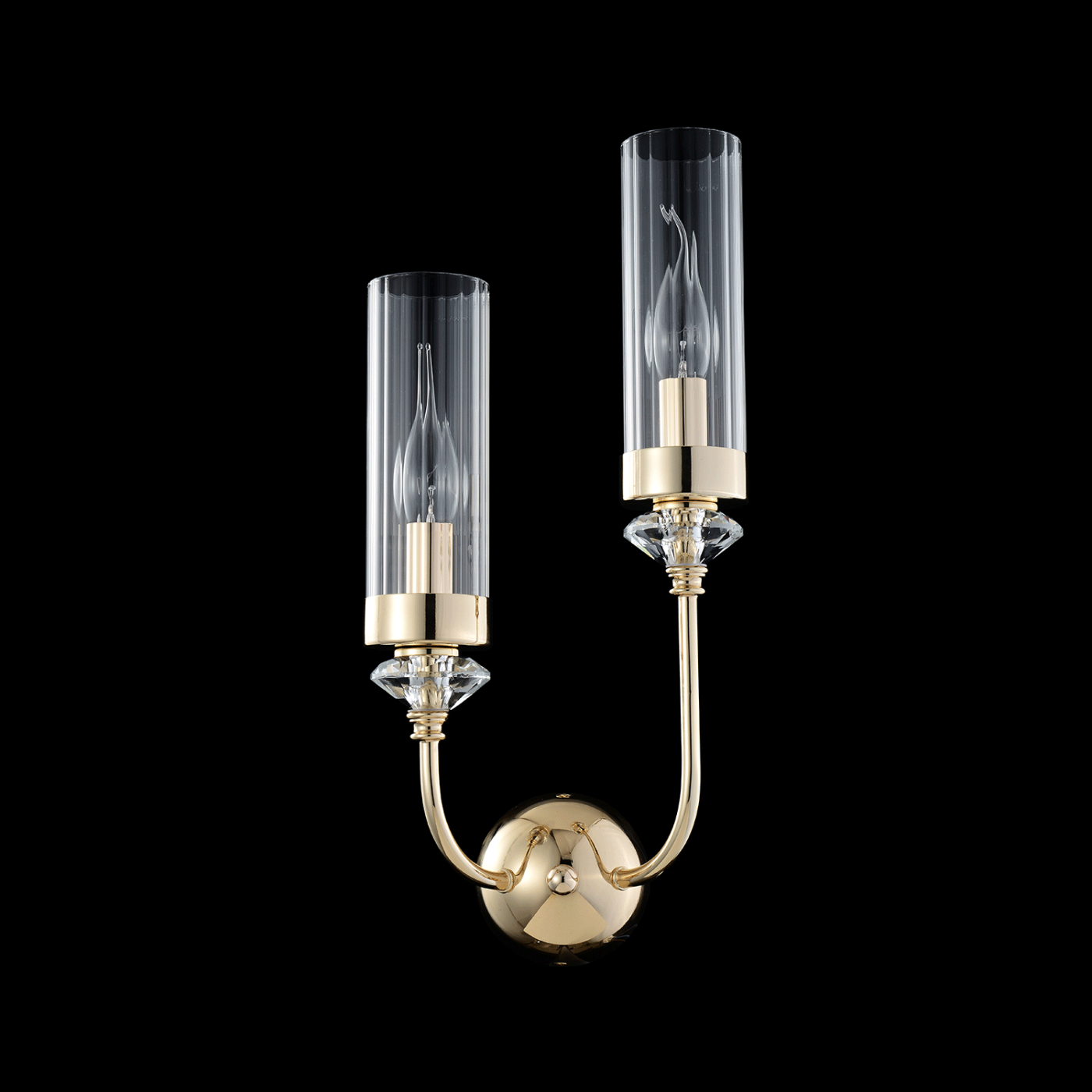 SECRET AP2 GOLD Настенное бра Crystal Lux Secret SECRET AP2 GOLD