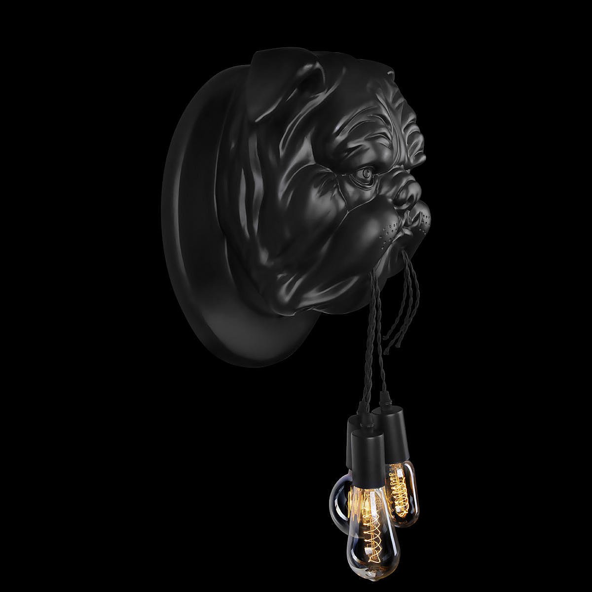 10177 Black Настенный светильник Loft It Bulldog 10177 Black