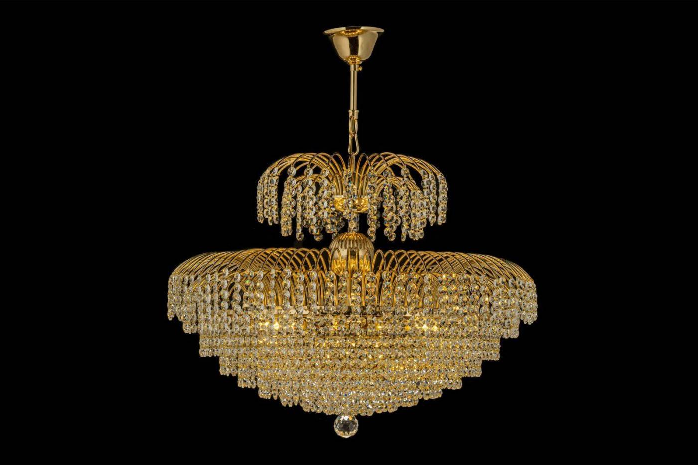 Salentino E 1.5.60.100 G Подвесная хрустальная люстра Salentino Arti Lampadari Salentino E 1.5.60.100 G