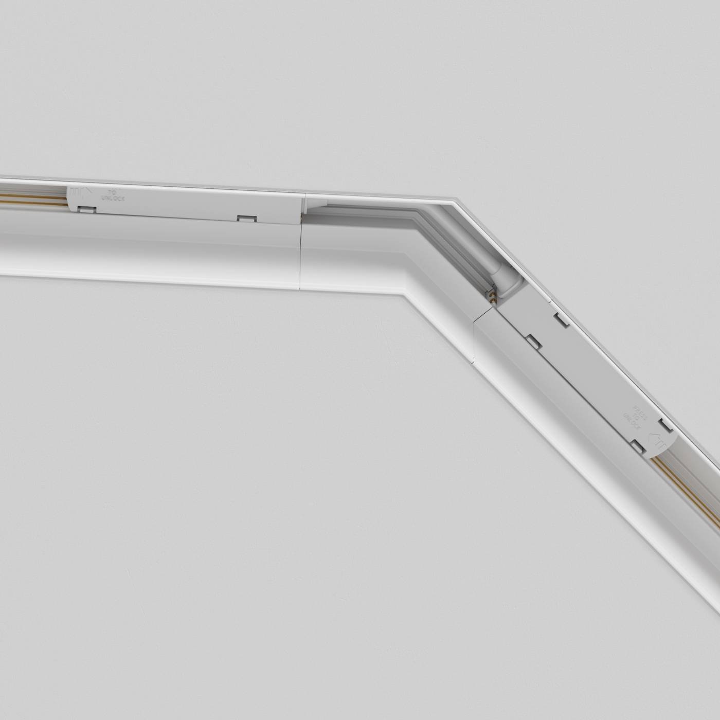 TRA010CLO-42W Угол-соединитель 135° встраиваемый Maytoni Accessories for tracks Gravity TRA010CLO-42W